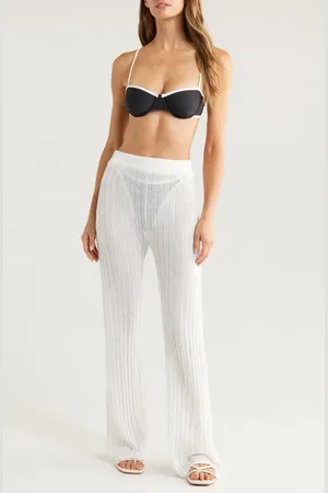 Solid The Faye Rib Cover-Up Pants in at Nordstrom, Size X-Small