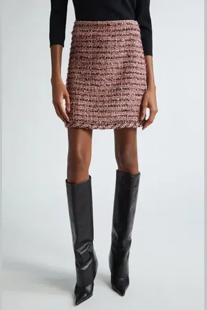 ST. JOHN Metallic Eyelash Tweed Skirt in at Nordstrom, Size 8