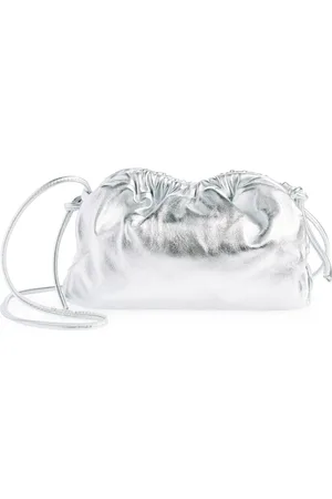 Mansur Gavriel Mini Cloud Metallic Leather Clutch in at Nordstrom