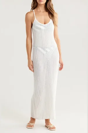 Solid The Felice Rib Cover-Up Dress in at Nordstrom, Size Small