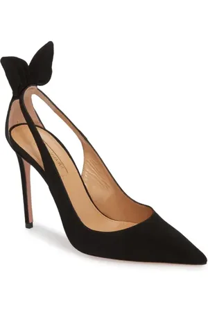 Aquazzura Bow Tie Pointed Toe Pump in at Nordstrom, Size 5Us