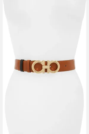 Salvatore Ferragamo Reversible Double Gancio Belt in at Nordstrom, Size 95