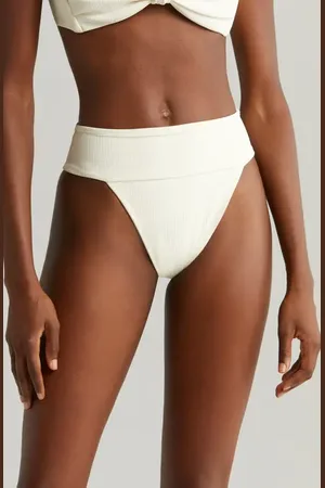 Montce Tamarindo Rib High Cut Bikini Bottoms in at Nordstrom, Size Large