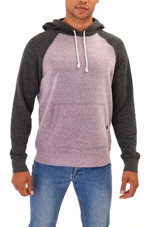 Threads 4 Thought Baseline Hoodie in Dark Plum /Heather Black at Nordstrom, Size Medium