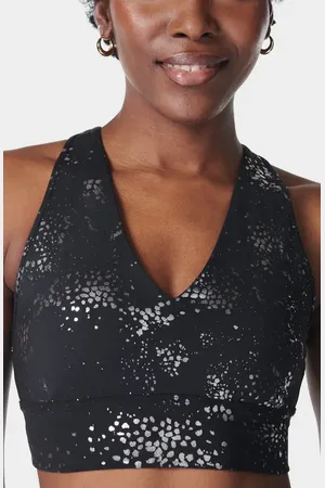 Sweaty Betty Glow Metallic Sports Bra in at Nordstrom, Size X-Small