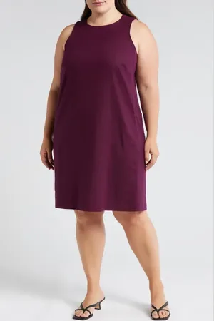 UNIVERSAL STANDARD Linen Blend Shift Dress in at Nordstrom, Size Xs