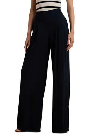 Ralph Lauren Jersey Wide Leg Pants in at Nordstrom, Size 0