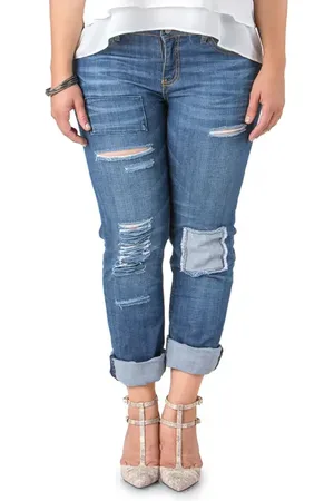 Standards & Practices Rip & X-Boyfriend Jeans at Nordstrom, Size 14W