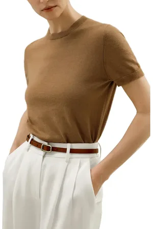 Lilysilk Cashmere Round Neck Sweater in at Nordstrom, Size Large