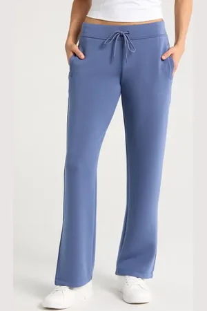 Zella Level Set Straight Leg Slit Hem Track Pants in at Nordstrom, Size X-Small