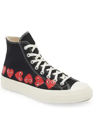 Comme des Garçons X Converse Gender Inclusive Chuck Taylor?? Heart High Top Sneaker in at Nordstrom, Size 5 Women