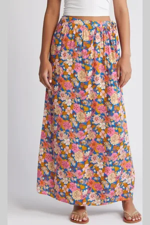 Rip Curl Kamari Floral Wrap Maxi Skirt in at Nordstrom, Size X-Small
