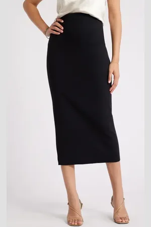 Open Edit Luxe Sculpt Maxi Skirt in at Nordstrom, Size Large