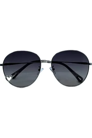 Bluestone Sunshields Love 53mm Polarized Round Sunglasses in at Nordstrom