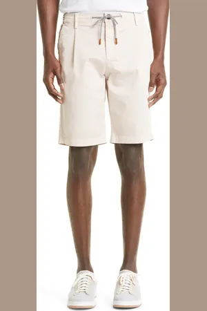 ELEVENTY Garment Dye Cotton Stretch Twill Bermuda Shorts in at Nordstrom, Size 36