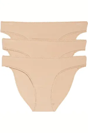 On Gossamer 3-Pack Cotton Hip Bikinis in at Nordstrom, Size Large