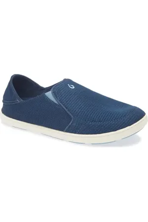 Olukai Nohea Mesh Slip-On in Moonlit Ocean /Blissful Blue at Nordstrom, Size 12