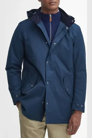 Barbour Chelsea Waterproof Jacket with Removable Hood in at Nordstrom, Size Small