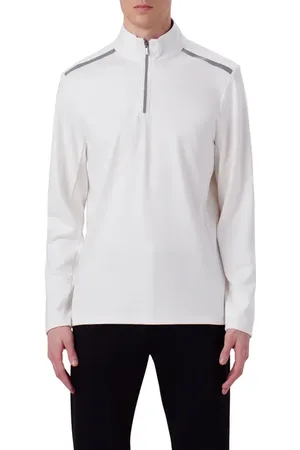 Bugatchi Quarter Zip Pullover in at Nordstrom, Size Small