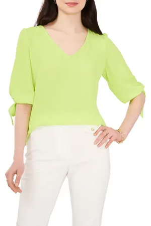 Chaussmoi Tie Sleeve Blouse in at Nordstrom, Size Small