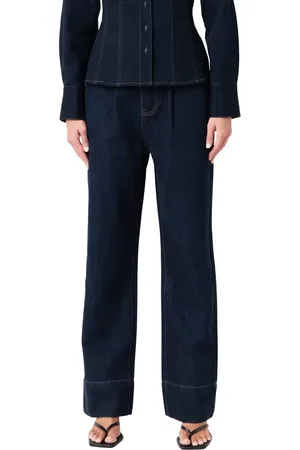 Grey Lab High Waist Wide Leg Jeans in at Nordstrom, Size Small