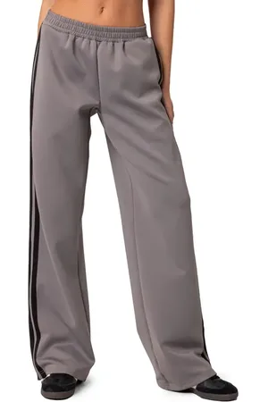Edikted Robyn Side Stripe Track Pants in at Nordstrom, Size X-Small