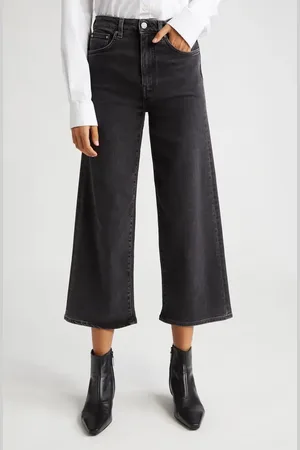 Totême High Waist Crop Flare Jeans in at Nordstrom, Size 30 X 30