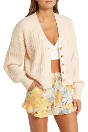 Rip Curl Afterglow V-Neck Cardigan in at Nordstrom, Size Medium