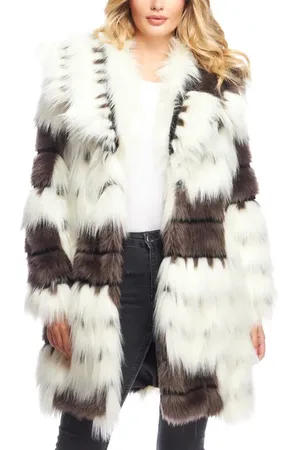 DONNA SALYERS FABULOUS FURS Alter Ego Faux Fur Coat in at Nordstrom, Size X-Small