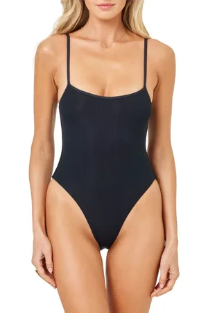 L*Space Holly Rib One-Piece Swimsuit in at Nordstrom, Size X-Small