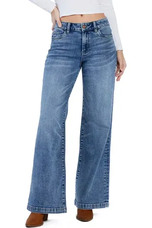 HINT OF BLU Mighty High Waist Wide Leg Jeans in at Nordstrom, Size 25