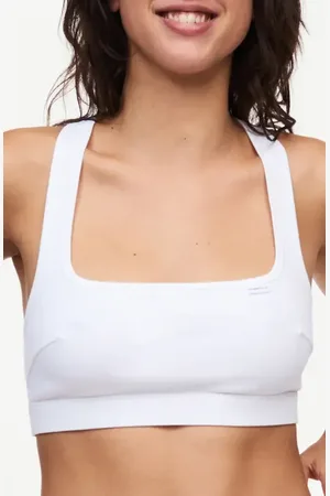 Chantelle Cotton Comfort Racerback Organic Cotton Bralette in at Nordstrom, Size Small