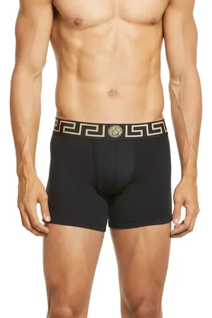VERSACE 2-Pack Greca Border Boxers in at Nordstrom, Size 4