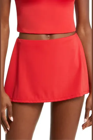 Andie Skirted Bikini Bottoms in at Nordstrom, Size Small