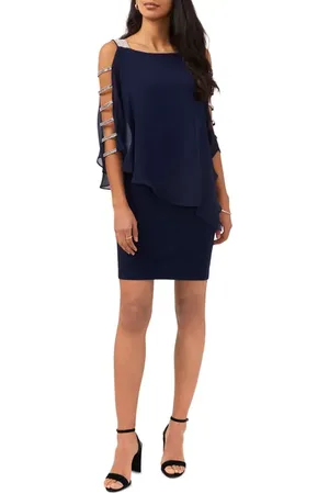 Chaussmoi Ladder Trim Overlay Minidress in at Nordstrom, Size Small