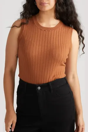UNIVERSAL STANDARD Workwear Rib Sweater Vest in at Nordstrom