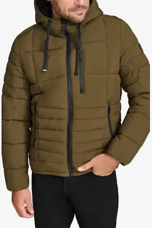 Andrew Marc Mixed Quilting Hooded Jacket in at Nordstrom, Size Xx-Large