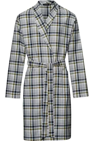 Hanro Cozy Comfort 100% Woven Cotton Flannel Robe in at Nordstrom, Size Small