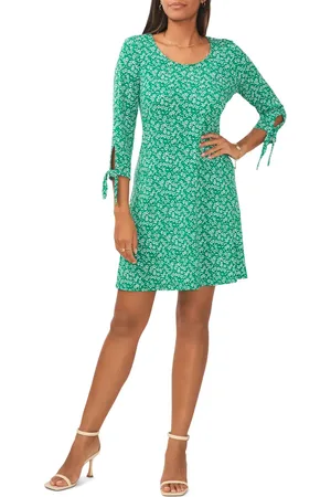 Chaussmoi Floral Print Swing Dress in at Nordstrom, Size Small