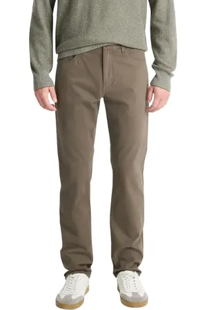 Vince Dylan Slim Fit Peached Stretch Cotton Pants in at Nordstrom, Size 34