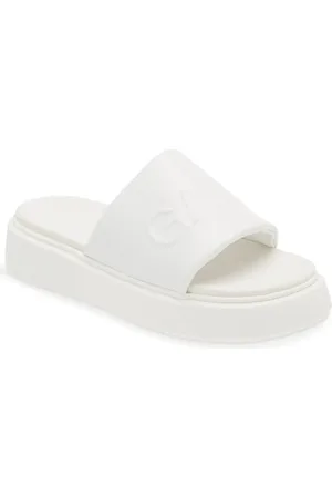 Ganni Sporty Platform Slide Sandal in at Nordstrom, Size 11Us