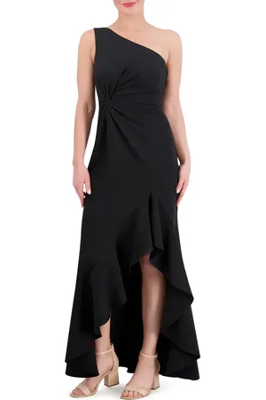 Vince Camuto Ruffle Detail One-Shoulder High-Low Gown in at Nordstrom, Size 10