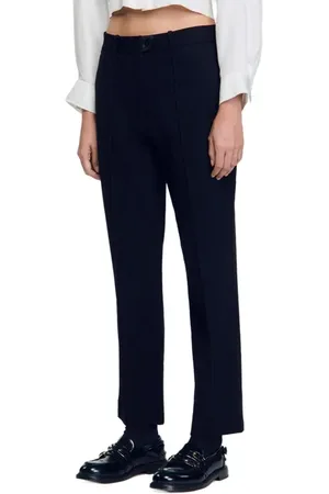 Sandro Technical material trousers in at Nordstrom, Size 38 Eu