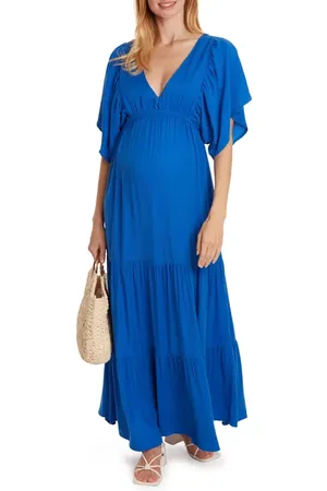 Cache Coeur Claudette Maternity Maxi Dress in at Nordstrom, Size Small