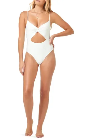 L*Space Kyslee Twisted Cutout One-Piece Swimsuit in at Nordstrom, Size X-Small