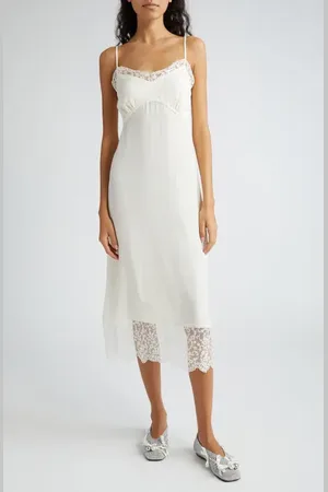 Simone Rocha Lace Trim Slipdress in at Nordstrom, Size 2 Us