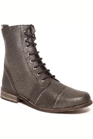 UNITY IN DIVERSITY Liberty Organic Leather Combat Boot in at Nordstrom, Size 6.5Us
