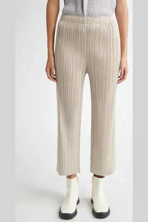 PLEATS PLEASE ISSEY MIYAKE Pleated Straight Leg Pants in at Nordstrom, Size 3
