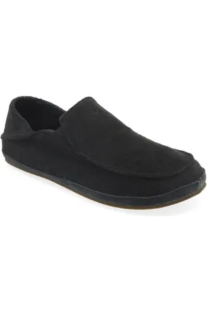 Olukai Moloa Hulu Slip-On in Lava Rock /Lava Rock at Nordstrom, Size 8