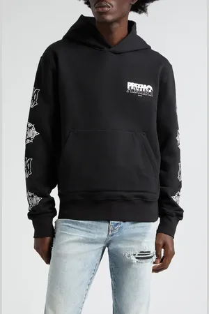 AMIRI X Premier Records Cotton Graphic Hoodie in at Nordstrom, Size X-Small